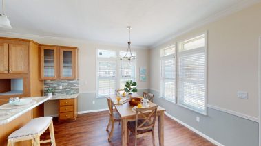 GCH Half Porch Model 11 Dining Area