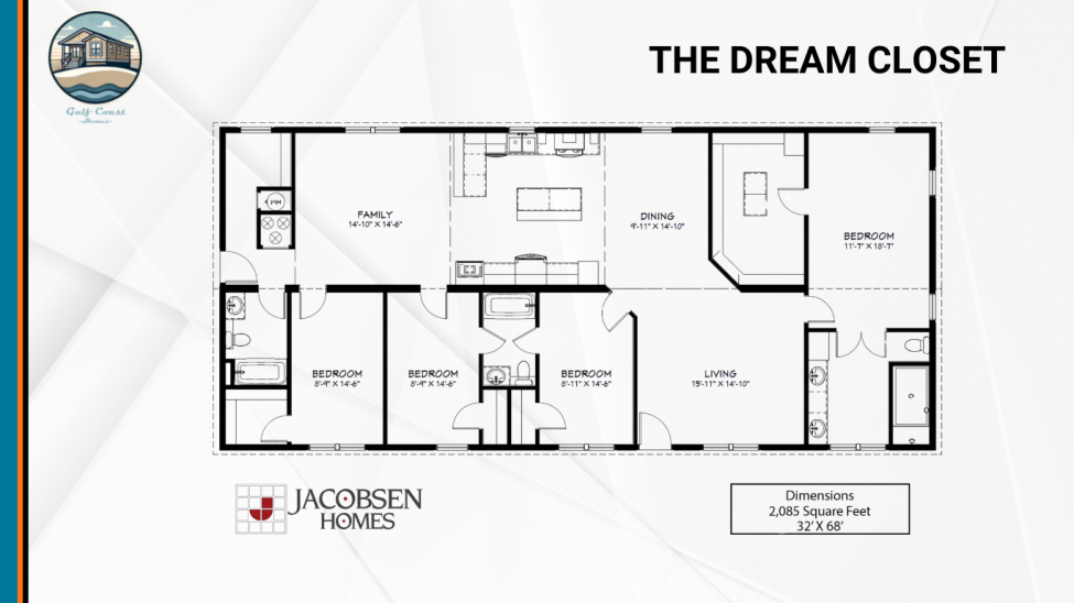Gulf Coast Dream Closet Model 15 1